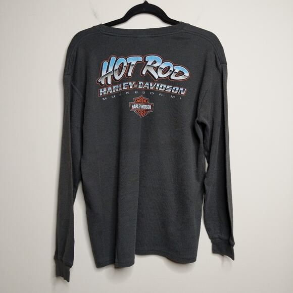 Harley Davidson Hot Rod Tee - Size L - GUC - Picture 3 of 7